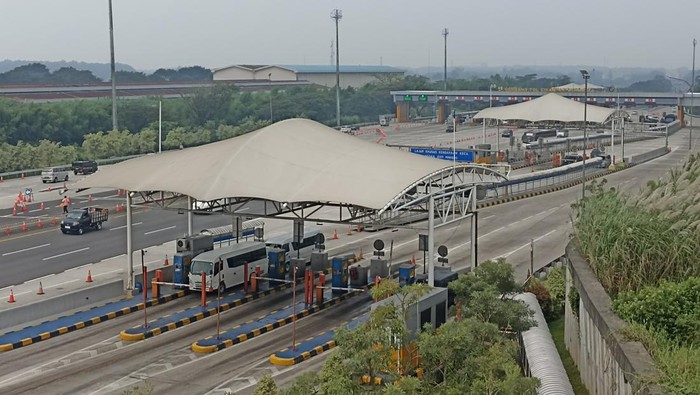 Arus balik di Tol Cikampek arah Jakarta