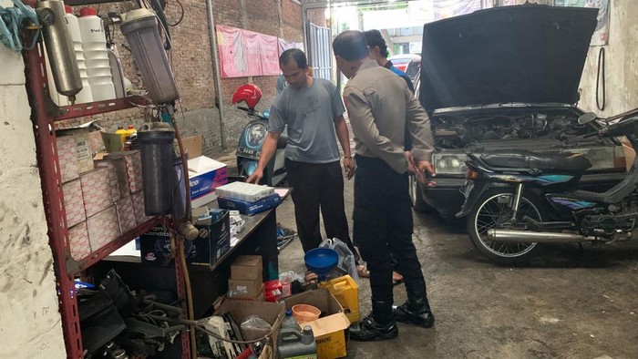 Bengkel di Malang kemalingan