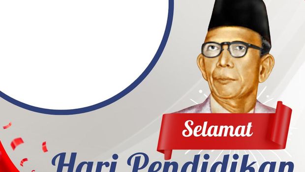 Contoh twibbon Hari Pendidikan Nasional 2023 (Sumber: Twibbonize)