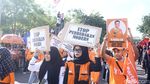 Potret Hari Buruh Internasional di Kota Pahlawan