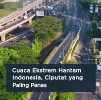 Dear warga Ciputat dan sekitarnya, apa benar kalian mendadak jadi seperti jualan kipas angin karena udara panas yang ekstrem ini? Foto: Instagram/@dagelan