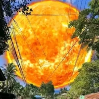 Kurang lebih seperti ini rasanya kalau cuaca lagi panas-panasnya. Terasa seperti matahari mulai turun ke bumi. Foto: Instagram