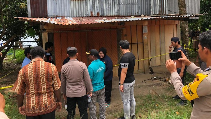 Kediaman pelaku penganiayaan bayi di Sorong, Papua Barat Daya.