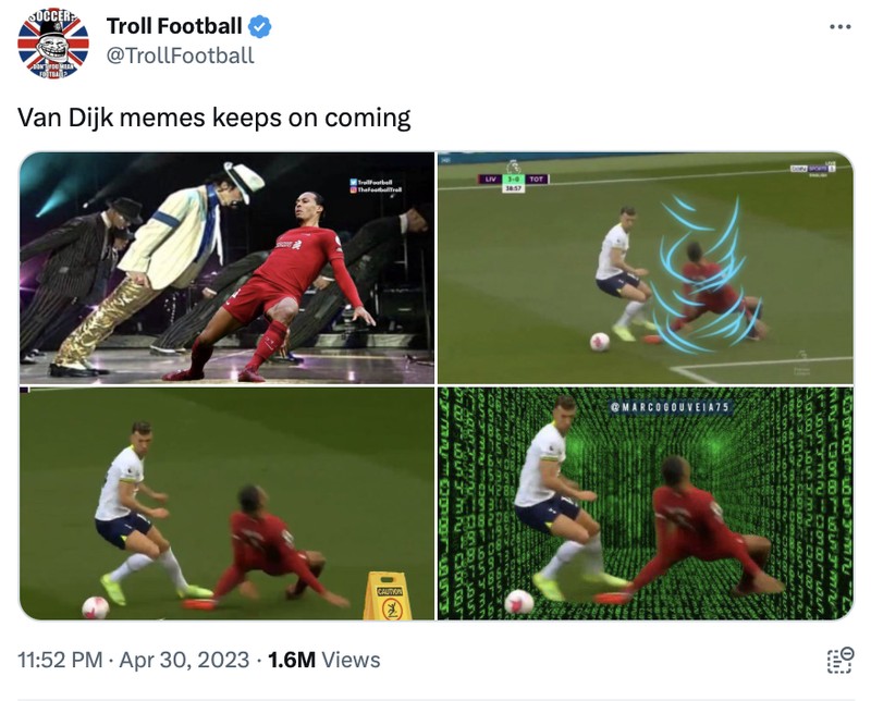 Meme Liverpool vs Tottenham