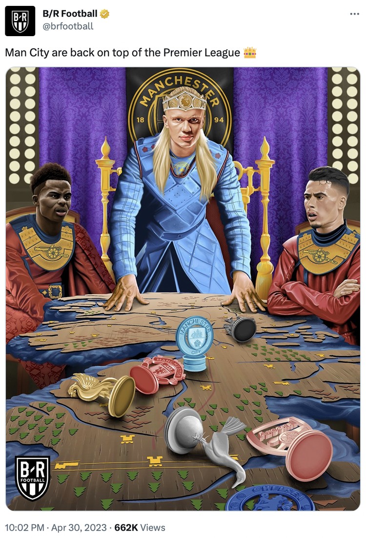 Meme Fulham vs Man City