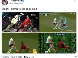 Drama Liverpool vs Tottenham, Virgil van Dijk Malah Jadi Sasaran Meme Netizen