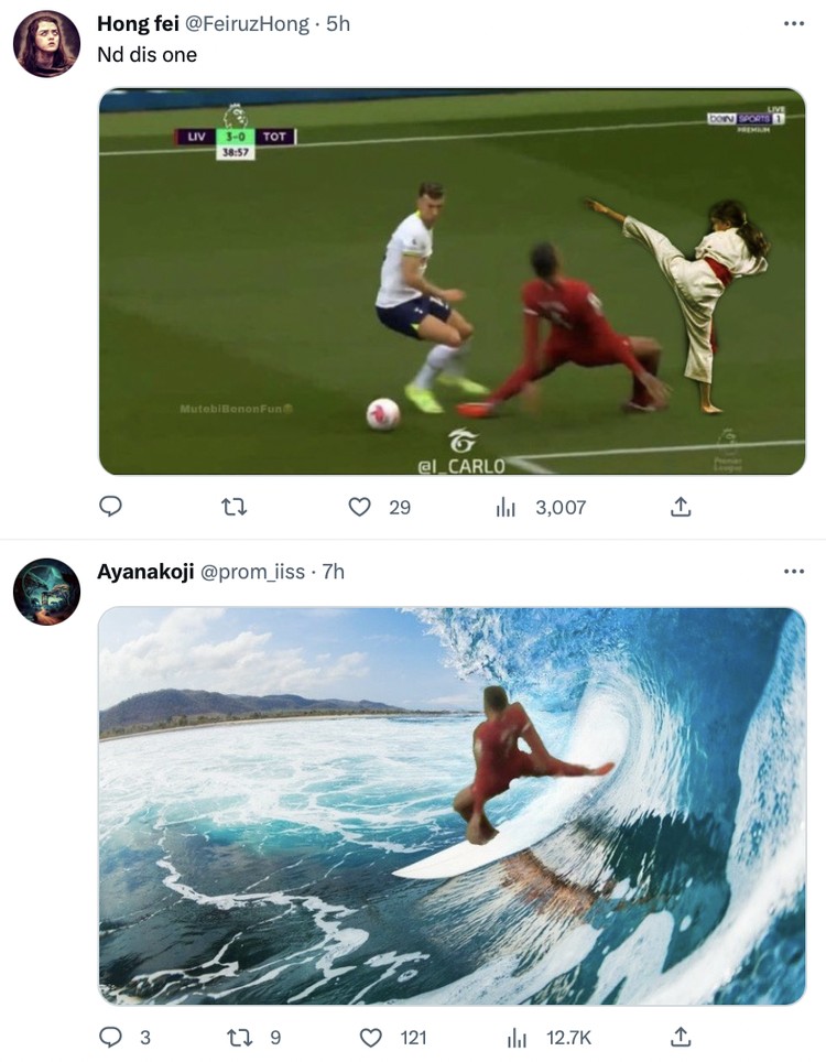 Drama Liverpool vs Tottenham, Virgil van Dijk Malah Jadi Sasaran Meme ...