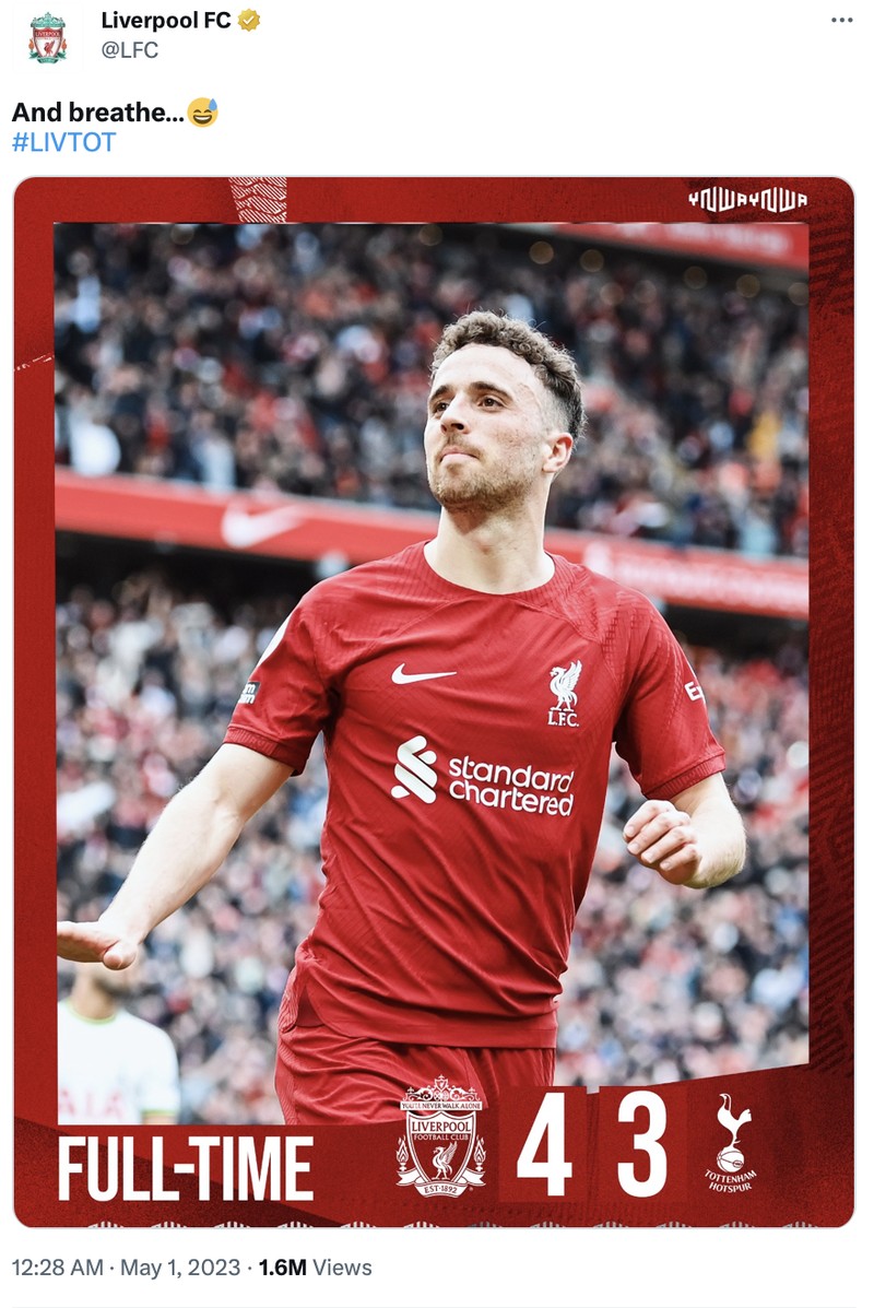 Meme Liverpool vs Tottenham