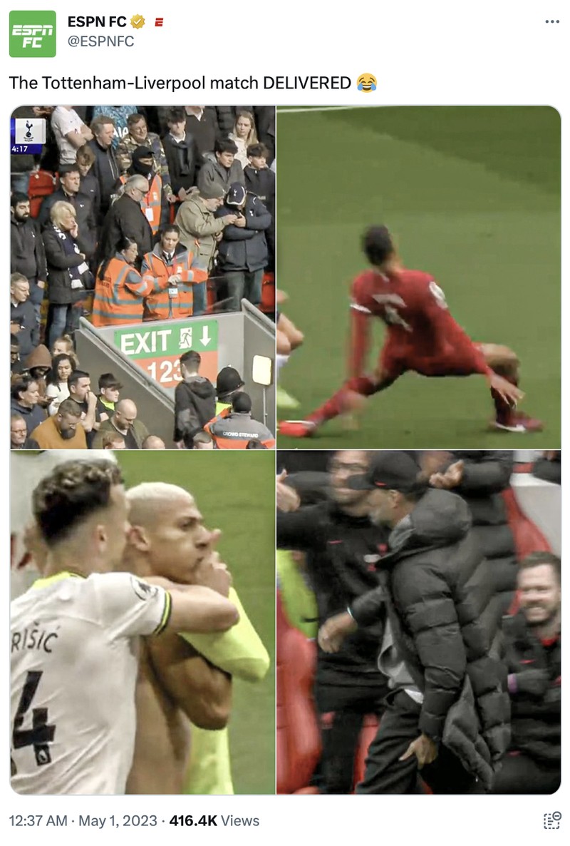 Meme Liverpool vs Tottenham