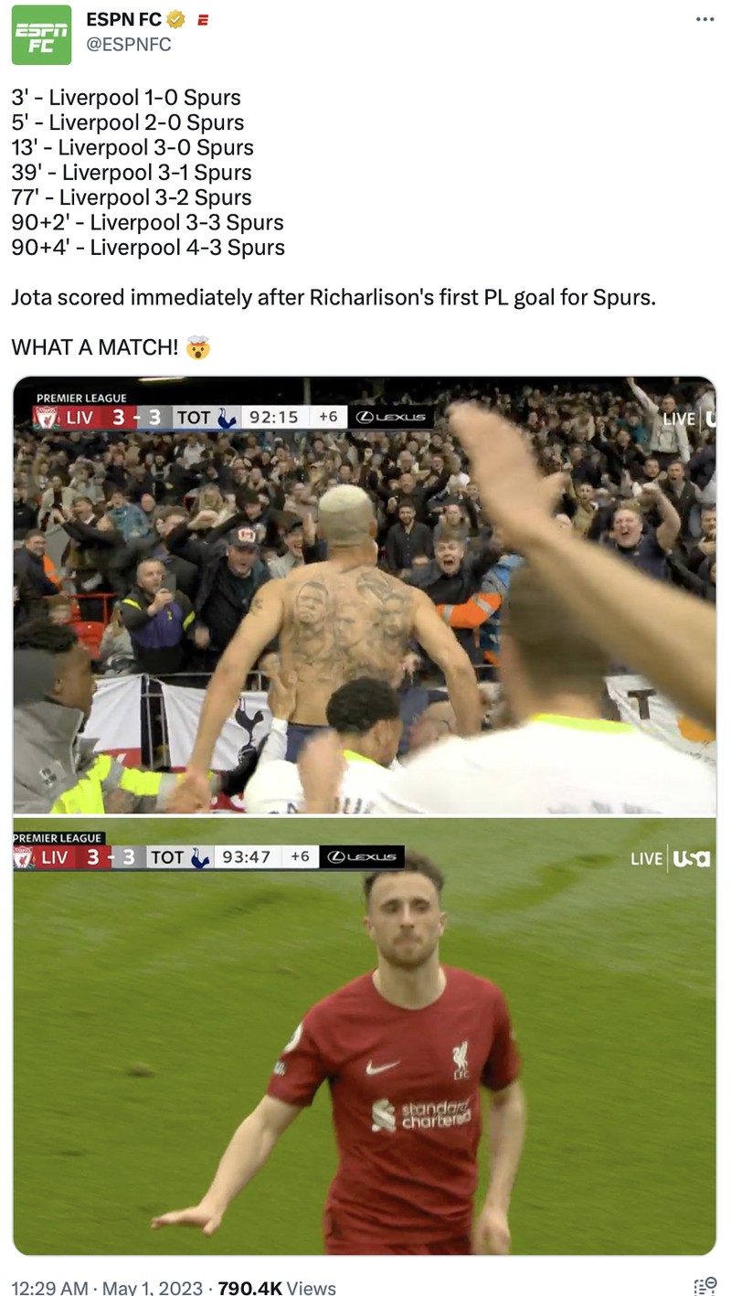 Meme Liverpool vs Tottenham