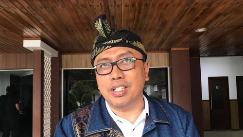 Anggota Tim Akselerasi dan Monev Kawasan Ekonomi Khusus (KEK) Pariwisata Kementerian Pariwisata dan Ekonomi Kreatif (Kemenparekraf) RI Taufan Rahmadi di Kantor Gubernur NTB.