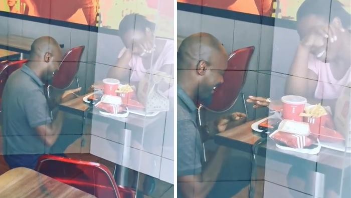 Pasangan Lamaran di KFC