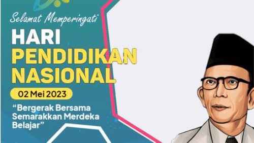 Selamat Hari Pendidikan Nasional 2 Mei 2023. Yuk semarakkan peringatan tersebut dengan memasang Twibbon Hardiknas 2023 dan membagikannya di medsos!