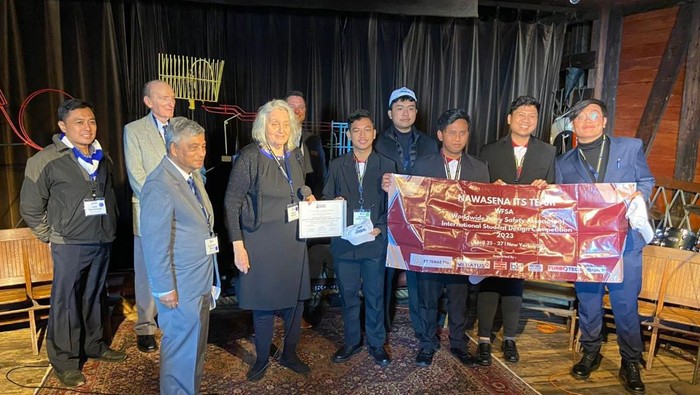 Tim Nawasena ITS menyabet juara di Amerika