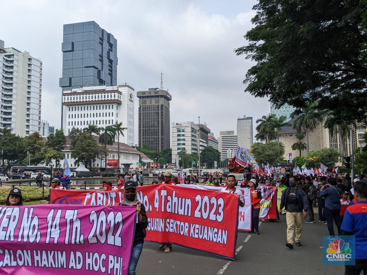 Ini dia sejumlah tuntutan buruh saat aksi May Day 2023.