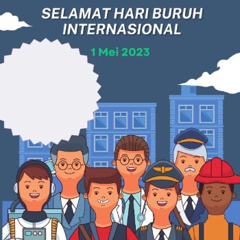 Twibbon Hari Buruh 2023.