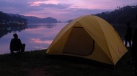 Waduk yang dibangun tahun 1994 tersebut menjadi salah satu destinasi wisata warga Yogyakarta.