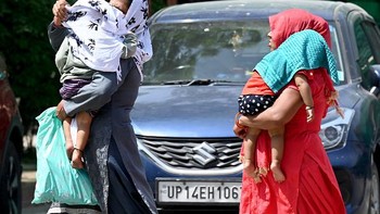 Sebagian besar Asia, dari India hingga China Selatan hingga Thailand, selama berminggu-minggu diselimuti gelombang panas hebat yang terjadi secara tidak biasa di awal tahun ini. Foto: NurPhoto via Getty Images/NurPhoto