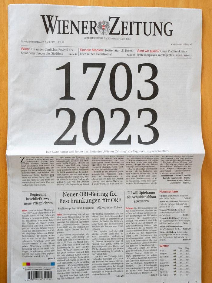 The current issue of the 