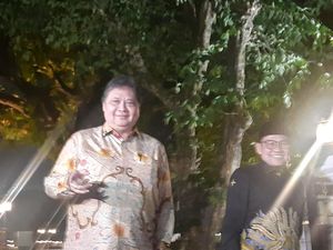 Airlangga Sebut Pertemuan dengan Jokowi Bahas Tantangan dan Capaian Ekonomi