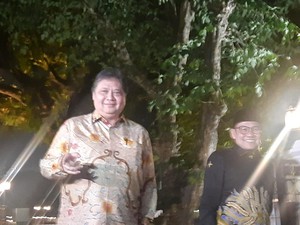Airlangga Ungkap Isi Pertemuan Jokowi dengan 6 Ketum di Istana