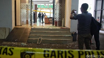 Begini Kondisi TKP Penembakan Kantor MUI Pusat