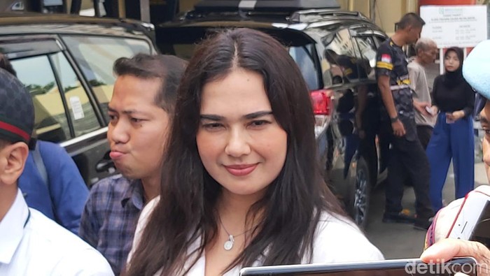 Catherine Wilson saat ditemui di Polres Depok.