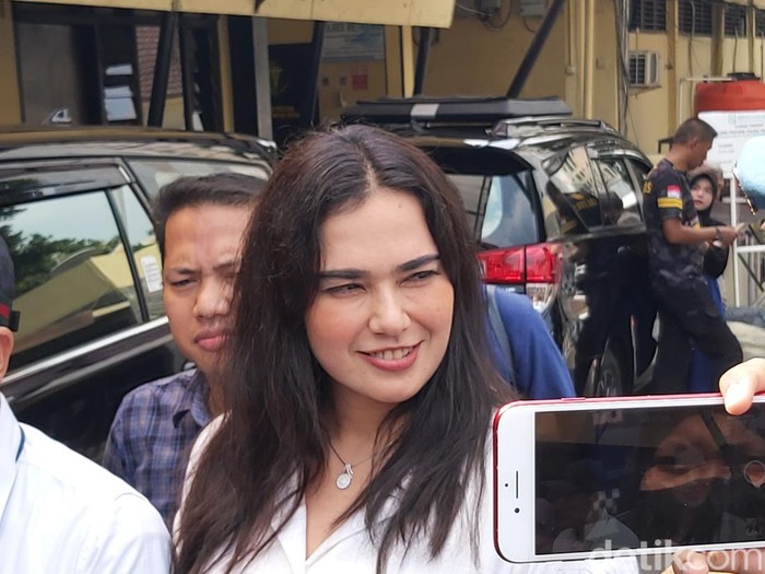 Catherine Wilson saat ditemui di Polres Depok.
