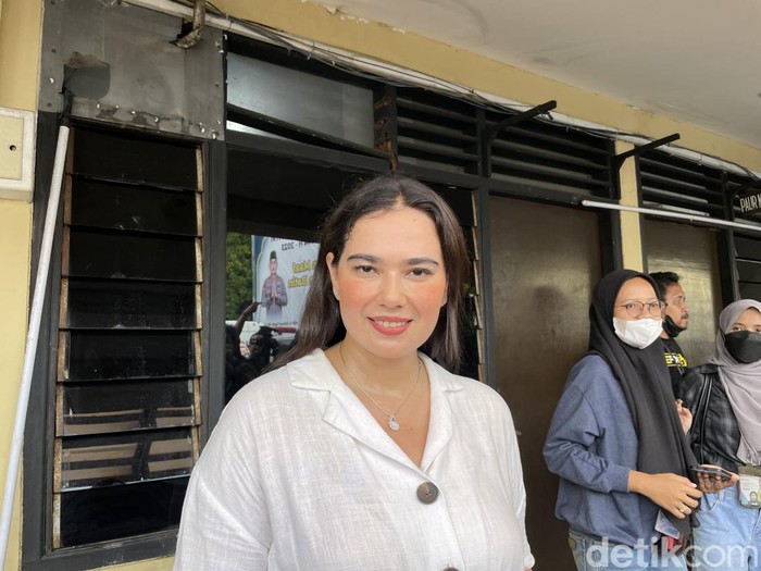 Catherine Wilson saat ditemui di Polres Depok.
