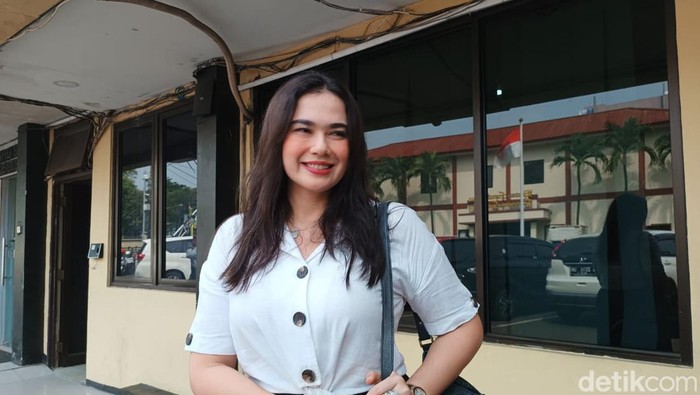 Catherine Wilson saat ditemui di Polres Depok.
