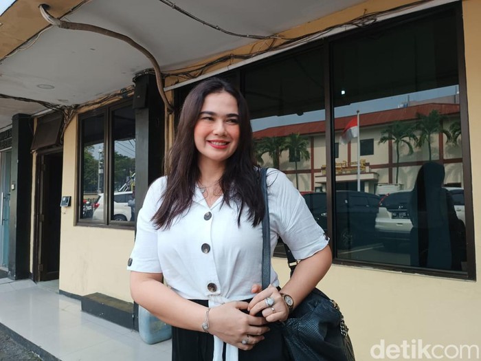 Catherine Wilson saat ditemui di Polres Depok.