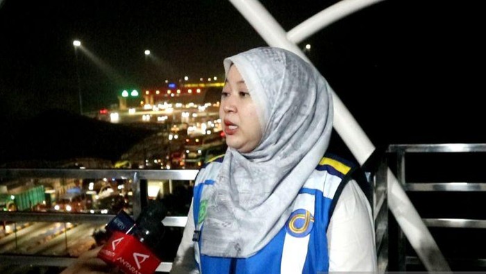 Corporate Communication and Community Development Group Head PT Jasa Marga Lisye Octaviana (ANTARA/Fianda Sjofjan Rassat)