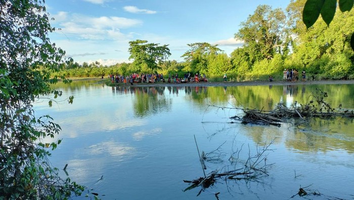 Lokasi bocah 10 tahun bernama Al Azka di Kabupaten Donggala, Sulawesi Tengah (Sulteng) diterkam buaya.