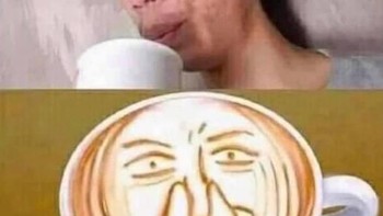 Nah jangan meniup kopi ya detikers.... Foto: instagram.com/nonaestheticsthings