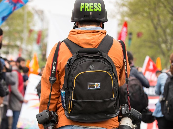 Ilustrasi press freedom day.