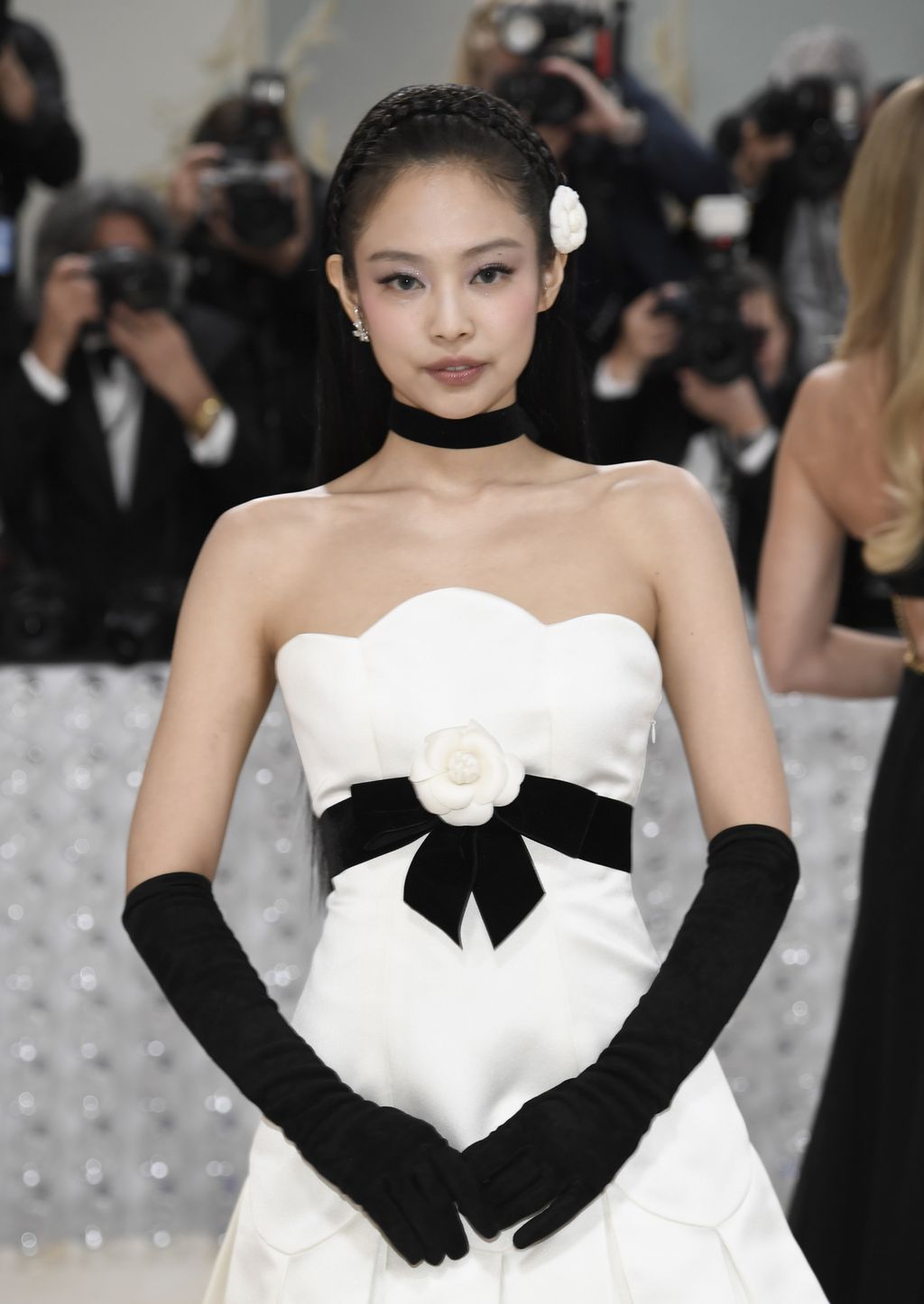 Jennie Kim menghadiri gala manfaat The Metropolitan Museum of Art's Costume Institute merayakan pembukaan pameran 