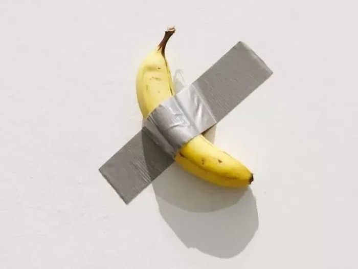 Karya seni pisang di Museum Seni Leeum Seoul Karya seni pisang di Museum Seni Leeum Seoul