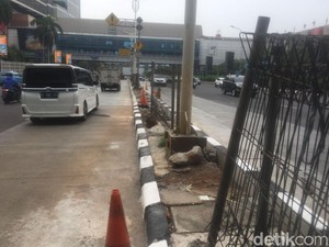 Pengerjaan Got Tengah Jalan di Pondok Indah Ini Sudah Selesai