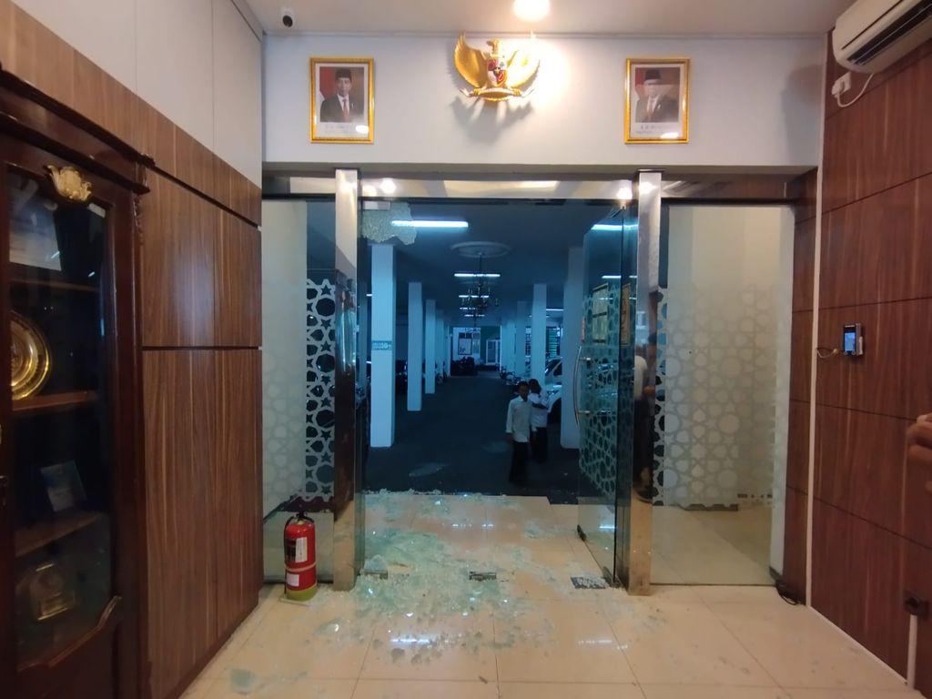 Lokasi penembakan di Kantor MUI Pusat (Brigitta Belia-detikcom)