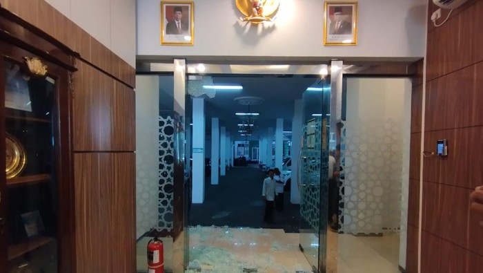 Lokasi penembakan di Kantor MUI Pusat (Brigitta Belia-detikcom)
