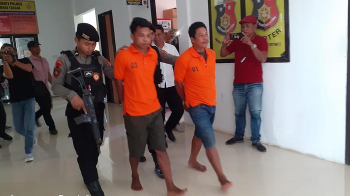 2 pria yang membunuh Jumiati (38) di Mamuju Tengah, Sulawesi Barat (Sulbar) ditangkap.