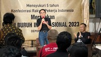 Ketua Umum KRPI Rieke Diah Pitaloka juga menyampaikan negara tidak akan kuat tanpa pekerja yang kuat. Rakyat bekerja bukan sekedar soal kesejahteraan rakyat, tapi soal keselamatan negara.