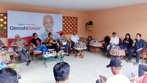 Sarasehan kebangsaan di Oemah Ganjar, Dalung, Kuta Utara, Badung, Selasa (2/5/2023).