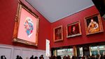 Potret Lukisan Raksasa Raja Charles III