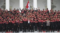 Indonesia mengikuti 31 cabang olahraga dengan jumlah 599 atlet (menyesuaikan dengan pengukuhan Menpora dan pelepasan oleh Presiden) dari 36 cabang olahraga yang dipertandingkan tuan rumah Kamboja, mulai 5-17 Mei. Akbar Nugroho Gumay/Antara Foto  