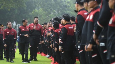Presiden Jokowi Lepas Kontingen SEA Games 2023 Kamboja