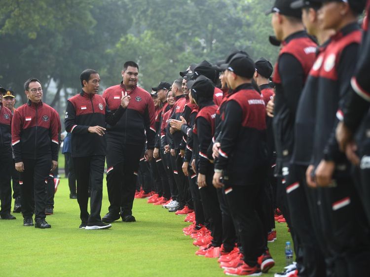 Presiden Jokowi Lepas Kontingen SEA Games 2023 Kamboja