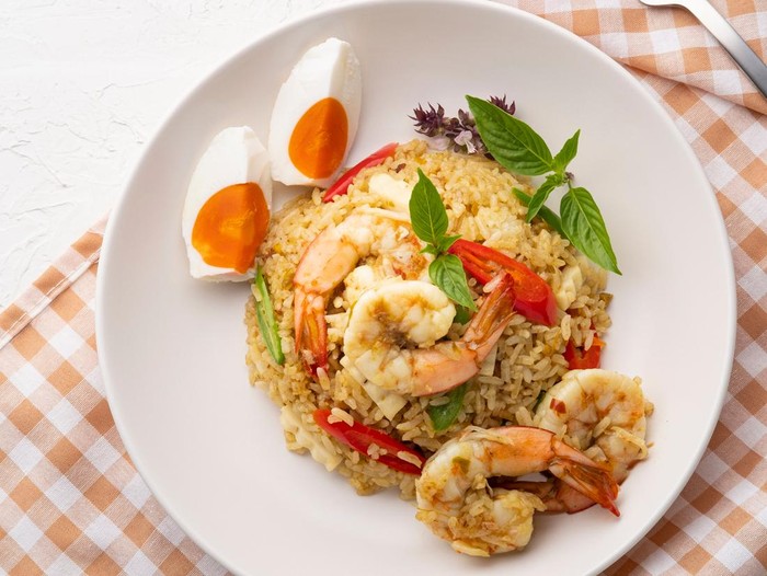 Resep Nasi Goreng Kari dan Udang