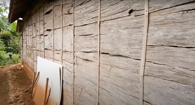 Bagian samping rumah juga terlihat begitu sederhana. Hingga saat ini video rumah tersebut telah disukai oleh lebih dari 4,9 ribu warganet dan memperoleh beragam komentar. Foto: YouTube/Kromo Chanel