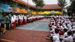 Siswa SDN 13 Semper Barat Gelar Halal Bihalal Usai Libur Lebaran